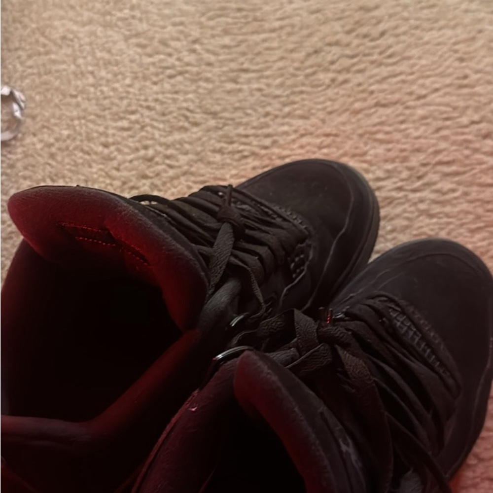 Black High-Top Sneakers